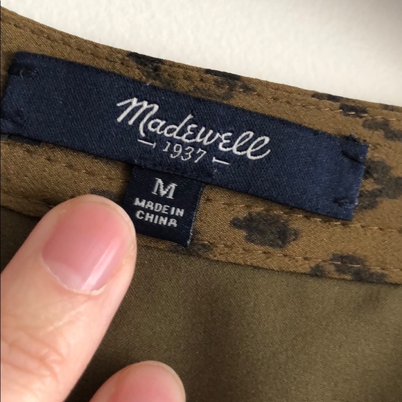 Madewell silk ikat pattern sleeveless dress - Picture 5 of 7